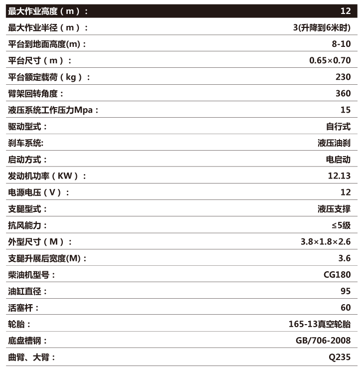 曲臂升降機(jī)